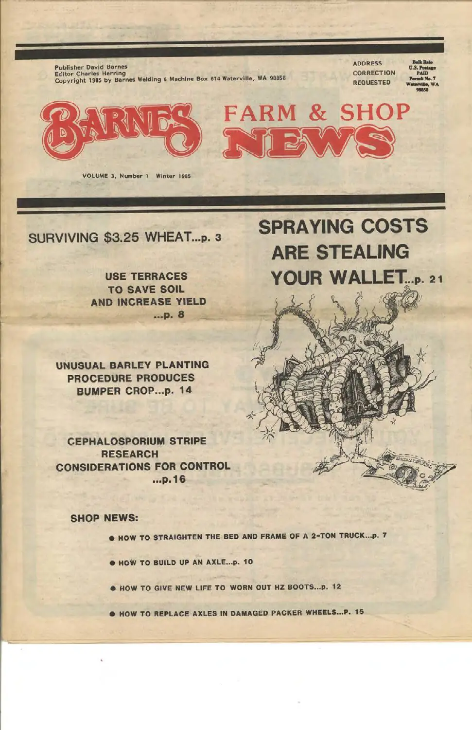 Volume 3, Number 1, cover