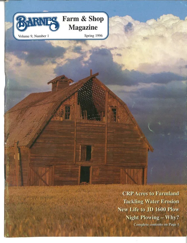 Cover of Barnes Farm & Shop Magazine