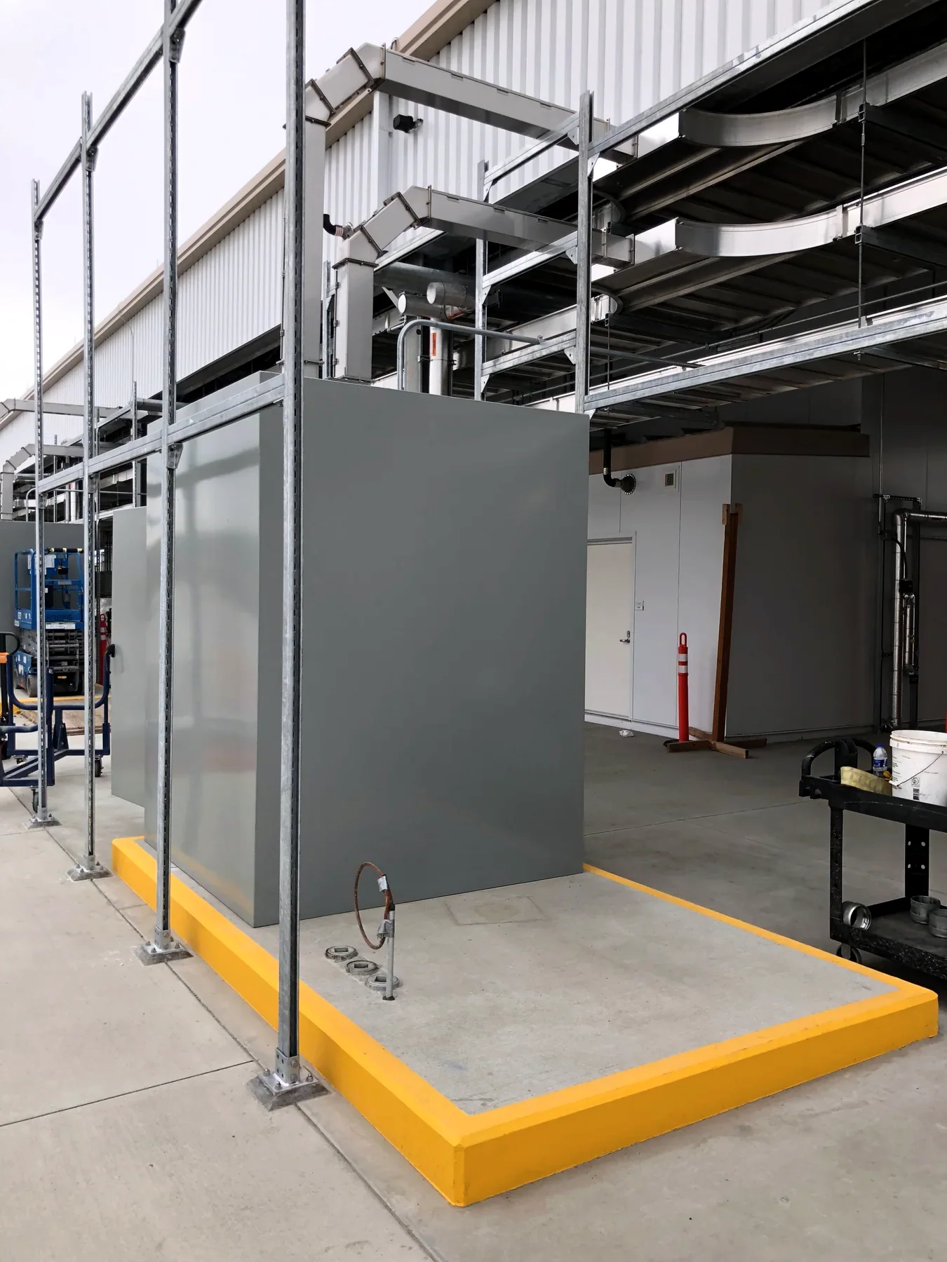 Completed custom enclosure in the project environment