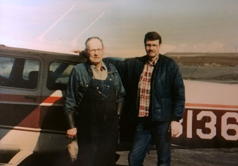 Pilots Weldon and Dave Barnes